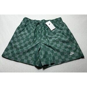 Nike Green Checkered Athletic Shorts